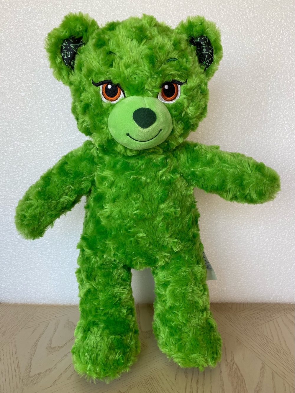Build A Bear WICKED Green Teddy Bear Elphaba Stuffed Animal Playing A Song